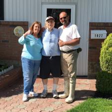 House and Gutter Cleaning Project on Elizabeth Street in Baldwin, NY 0